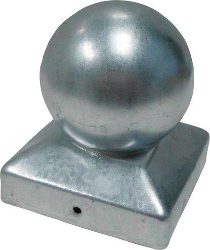 CONNEX Pfostenkappe, feuerverzinkt, silberfarben