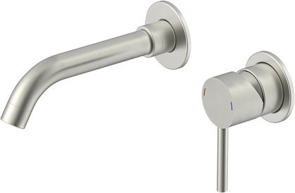 Unterputzarmatur »BOW²«, Messing, edelstahlfarben - silberfarben