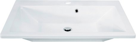 FACKELMANN Waschbecken »DOMINO«, BxHxT: 80x17x50 cm - weiss
