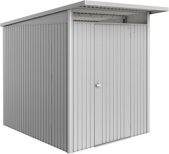 Thumbnail - BIOHORT Gerätehaus »AvantGarde Eco«, BxHxT: 180 x 218 x 260 cm (Außenmaß), Gr. A2, silber-metallic, - grau