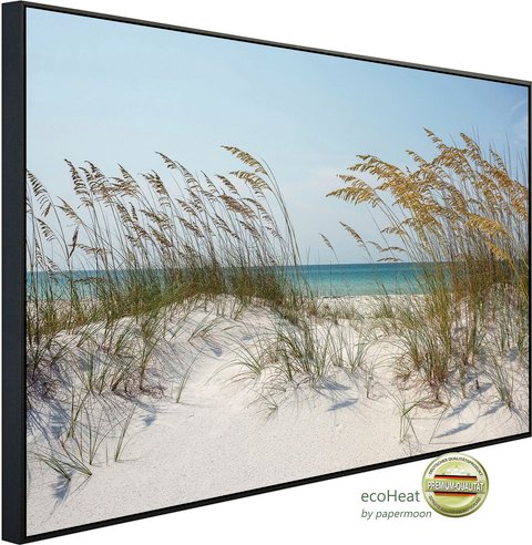 Thumbnail - papermoon Infrarotheizung »EcoHeat - Ocean Beach Dunes«, Matt-Effekt - bunt