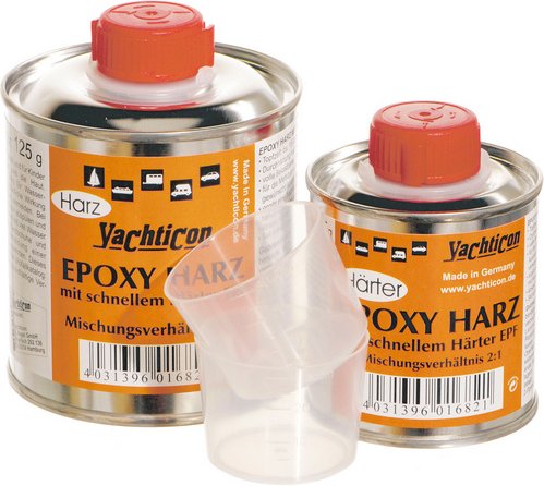 Yachticon Epoxidharz, 1500 g - silberfarben