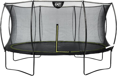 EXIT Toys Trampolin »EXIT Silhouette«, Ø 427 cm, max. Belastung: 100 kg, inkl. Sicherheitsnetz - schwarz