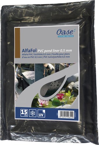 OASE Teichfolie, BxL: 400 x 300 cm, Polyvinylchlorid (PVC) - schwarz