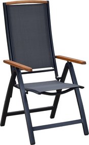 MERXX Gartenmöbel-Diningset »Siena«, 7 tlg., 6 Sitzplätze, Aluminium - grau