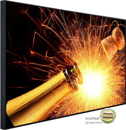 Thumbnail - papermoon Infrarotheizung »EcoHeat - Champagner«, Matt-Effekt - bunt