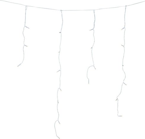 Konstsmide Lichterkette, bernsteinfarben, Batteriebetrieb, Kabellänge: 3,5 m - weiss