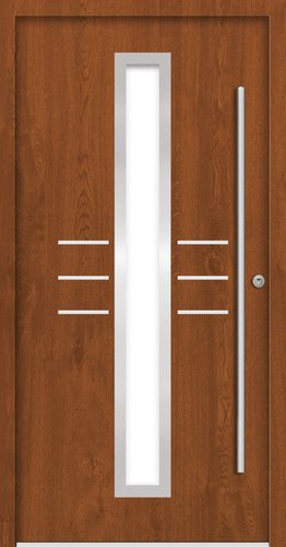 Splendoor Sicherheitshaustür »OMIS Prime RC2«, Aluminium, in golden oak - braun