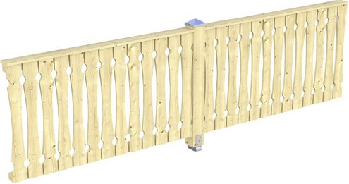 SKANHOLZ Seitenwand, B x H: 78,5 x 96 cm, Holz, Farbe: natur