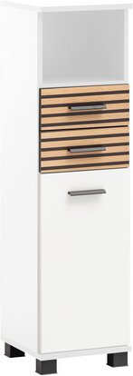 SCHILDMEYER Highboard »Katta«, BxH: 30,3 x 110,5 cm, mattweiß - weiss