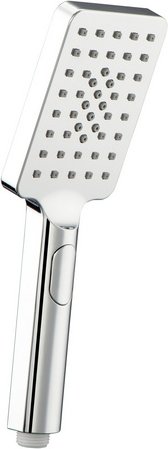 WELLWATER Handbrause »Memoa«, 3 Strahlarten, chromfarben - silberfarben