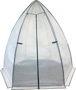 Westmann Folien-Gewächshaus »Avocado«, BxHxT: 250 x 250 x 250 cm, weiß, inklusive Boden - weiss