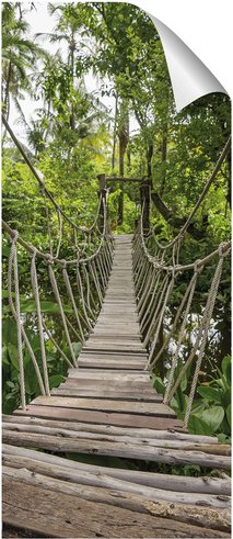 mySPOTTI Duschrückwand-Panel, fresh, Dschungel, 210x90 cm - gruen