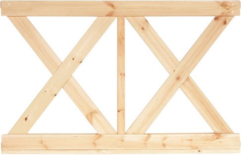 WOLFF Wandelement »Kreta 8«, Holz, natur - beige