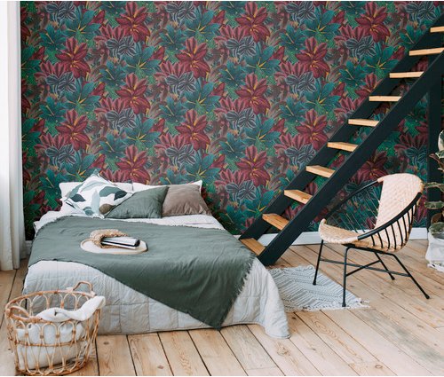 Thumbnail - A.S. Création Vliestapete »Lea Bali«, BxL: 53 x 1005 cm, Dschungelprint, strukturiert - bunt