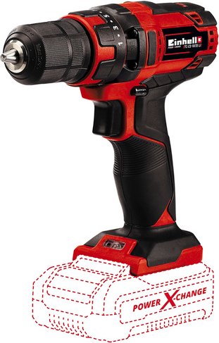 Thumbnail - EINHELL Akku-Bohrschrauber »Einhell Classic«, schwarz-rot, Lithium-Ionen, HxL: 18,5 x 19,5 cm - bunt