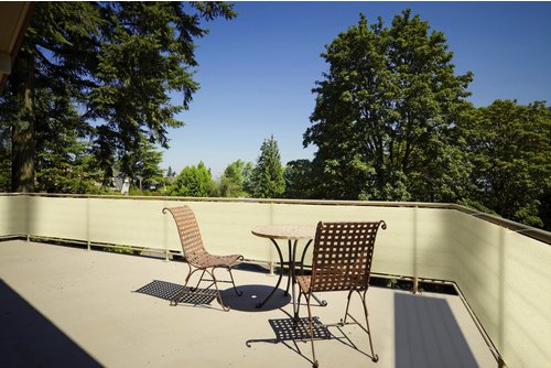 Thumbnail - FLORACORD Balkonumrandung, Hart-Polyethylen (HDPE), LxH: 500 x 90 cm - beige