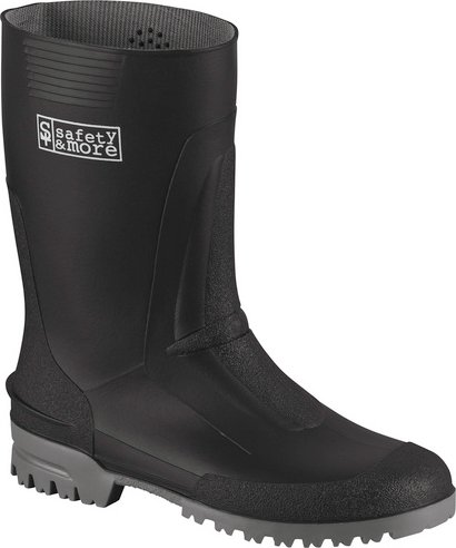 safety and more Arbeitsstiefel »Mega«, schwarz/grau, Polyvinylchlorid (PVC) - Größe 43