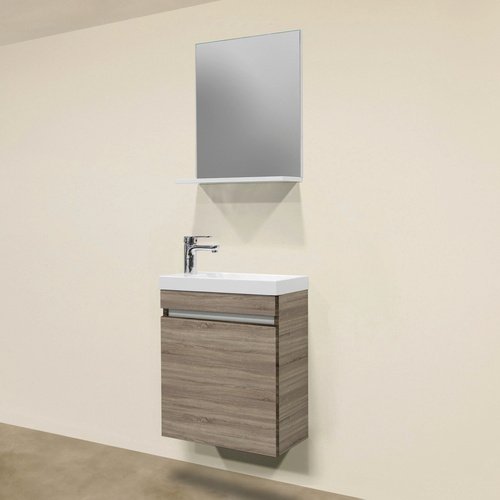 Thumbnail - Sanotechnik Badmöbel-Set »Nora«, Breite: 48 cm, eiche - braun