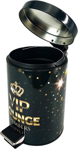 Sanilo Kosmetikeimer »VIP Lounge«, 3,0L, Schwarz, Rund