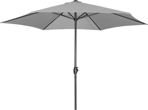 derby® Sonnenschirm »Basic Lift«, Ø: 300 cm - grau