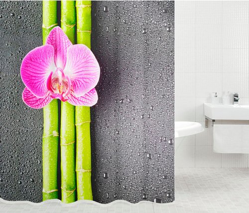 Sanilo Duschvorhang, Polyester, Asia - grau