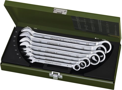 PROXXON Ratschen-Set »MicroSpeeder«, Schlüsselgröße: 8 bis 19 mm