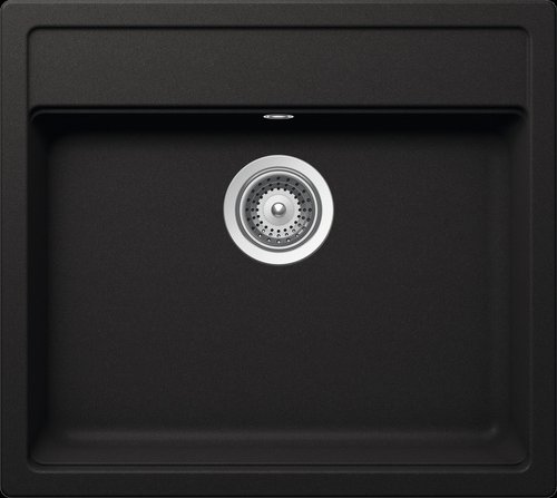 SCHOCK Küchenspüle, Nemo N-100 Nero, Granit | Komposit | Quarz, 57 x 51 - grau