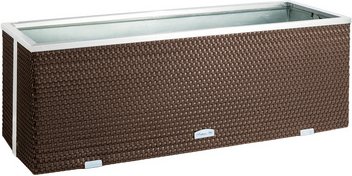 Thumbnail - Wilk Pflanzgefäß, BxTxH: 108 x 39 x 43 cm, in Rattan-Optik, braun