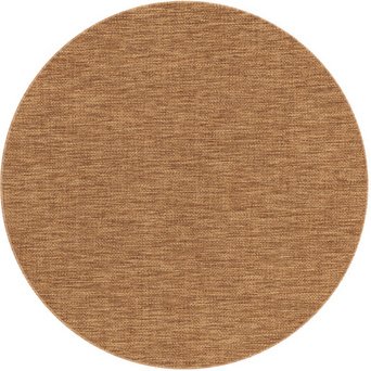 GARDEN IMPRESSIONS Outdoor-Teppich »Gisborne Teppich Ø160 cm natural coconut«, Ø: 160 cm - braun