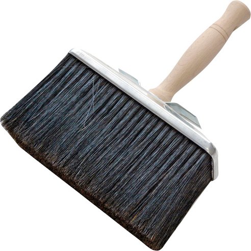 Deckenbürste, 18 cm, Kunststoff - schwarz