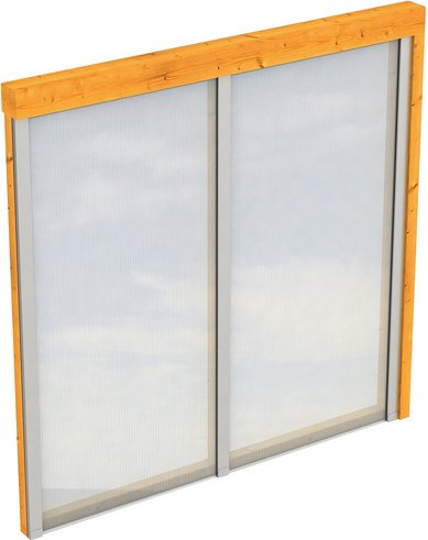 SKANHOLZ Seitenwand, B x H: 205 x 200 cm, Holz, Farbe: eiche hell