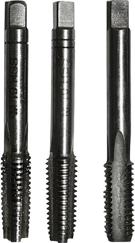 CONNEX Handgewindebohrer-Satz, Ø 8,5 mm, 3 - grau