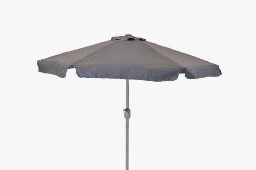 Thumbnail - MERXX Sonnenschirm, ØxH: 270 x 219 cm, Polyester/Aluminium, grau