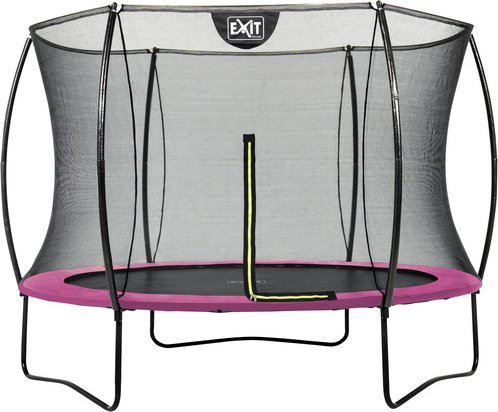 Thumbnail - EXIT Toys Trampolin »EXIT Silhouette«, Ø 244 cm, max. Belastung: 50 kg, inkl. Sicherheitsnetz - rosa