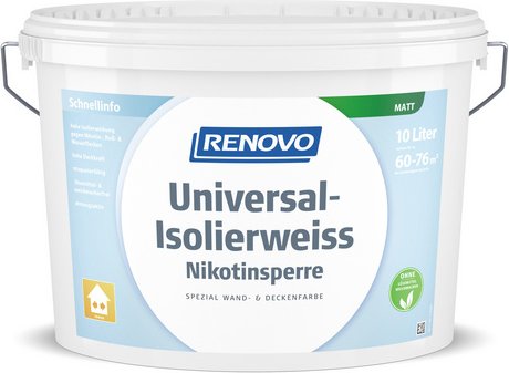 RENOVO Universal Isolierweiss »Nikotinsperre«, matt