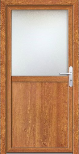 Meeth Nebeneingangstür »ProM 02«, golden oak, nach Außen öffnend - goldfarben