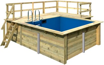 KARIBU Pool, beige, 8800 l
