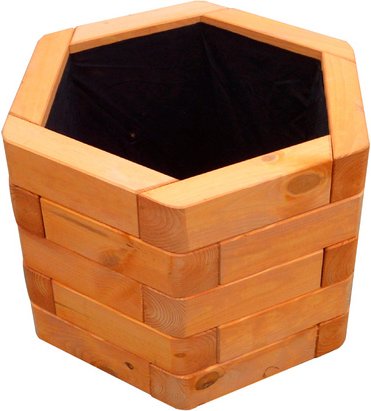 Mr. GARDENER Blumenkasten, BxH: 50 x 35 cm, pinienfarben, Holz - beige