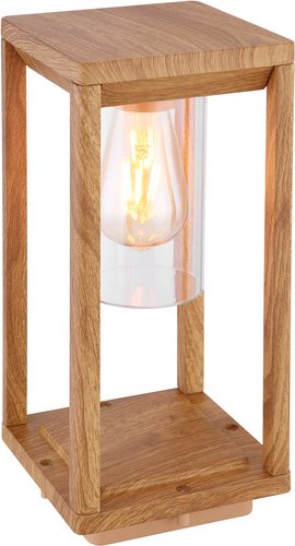 GLOBO LIGHTING Außenleuchte »CANDELA«, Aluminiumdruckguss, 15 W, ohne Leuchtmittel - braun