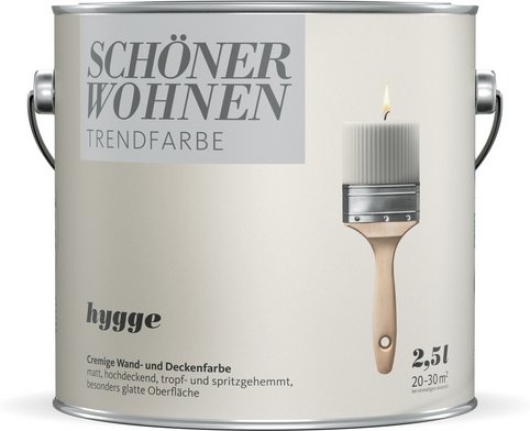 SCHÖNER WOHNEN FARBE Dispersionsfarbe »Trendfarbe«, Jubiläumsedition Hygge, matt, 2,5 l - beige