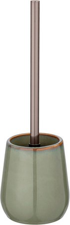 WENKO WC-Garnitur »Sirmione«, HxL: 40 x 10,5 cm, Keramik - gruen