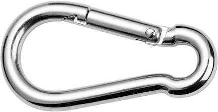 SCHNEIDER SCHIRME Karabinerhaken, für Sonnensegel, Edelstahl, Länge: 70 cm - silberfarben