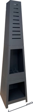 TEPRO Feuerstelle »Bainbridge«, 36x150 cm (BxH), Stahl, anthrazit - grau