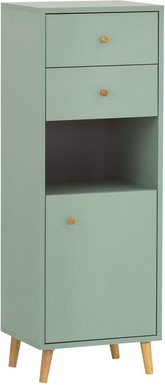 SCHILDMEYER Highboard »Bjarne«, BxHxL: 33 x 113,4 x 40,3 cm, pistaziengrün, Holzwerkstoff melaminbeschichtet - gruen