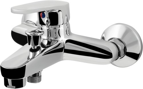 WELLWATER Armatur »Pisa BA-EHM«, BxHxT: 17,5 x 23,2 x 14,5 cm, verchromt - silberfarben