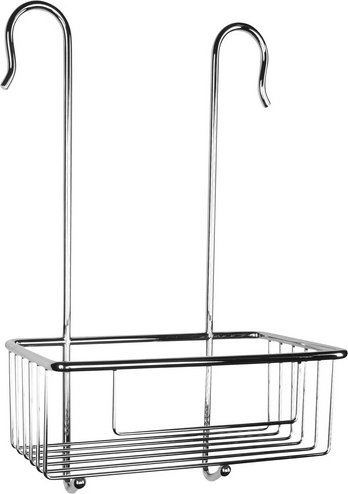 CORNAT Einhängekorb »für Wandarmatur«, BxH: 22 x 36 cm, Messing - silberfarben
