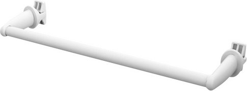 XIMAX Handtuchstange, Kunststoff, BxHxT: 10 x 5 x 45 cm - weiss