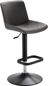 Mayer Sitzmöbel Barhocker »1235G«, Breite: 44 cm, höhenverstellbar, Kunstleder, grau