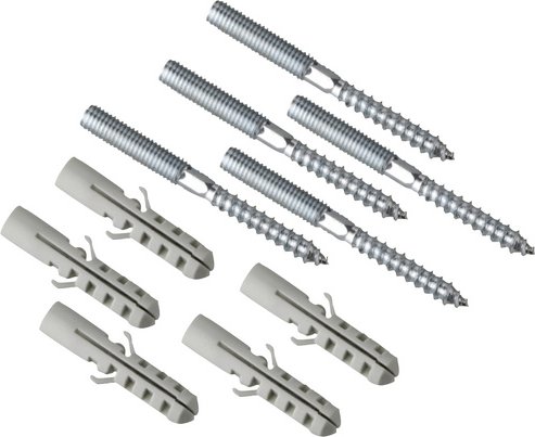 WELLWATER Torx-Schraube, 8 x 80 mm, Stahl - silberfarben